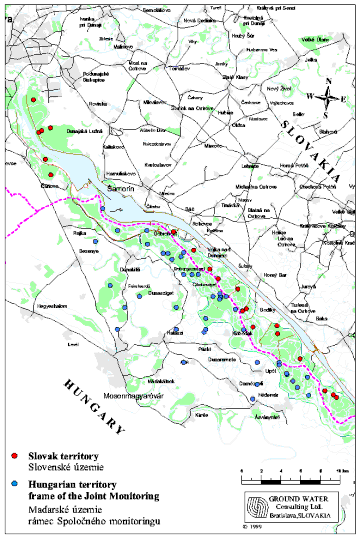 Biotope monitoring areas / Moninorovan oblasti biotopov